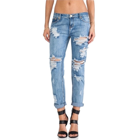One x One Teaspoon Awesome Baggies Jeans in Paradise Style 14306A Size 27 NWT - Picture 1 of 16